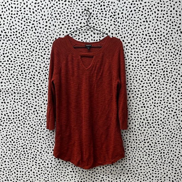 torrid Sweaters - Torrid Rust Orange Lightweight Sweater